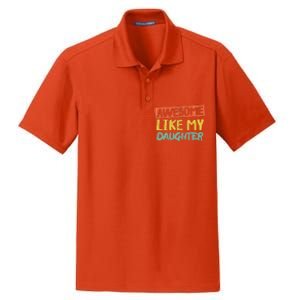 Awesome Like My Daughters Funny Dad Jokes Fathers Day Dry Zone Grid Polo