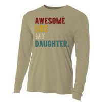 Awesome Like My Daughter FatherS Or MotherS Day Present Cooling Performance Long Sleeve Crew