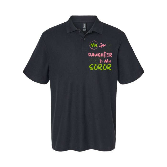 Alpha Legacy MY DAUGHTER IS MY SOROR First Black Sorority 08 Softstyle Adult Sport Polo