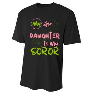 Alpha Legacy MY DAUGHTER IS MY SOROR First Black Sorority 08 Performance Sprint T-Shirt