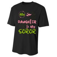 Alpha Legacy MY DAUGHTER IS MY SOROR First Black Sorority 08 Performance Sprint T-Shirt