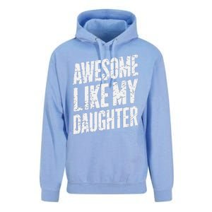 Awesome Like My Daughter Dad Gifts Man Funny Fathers Day Unisex Surf Hoodie