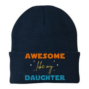 Awesome Like My Daughter Cute Gift Knit Cap Winter Beanie