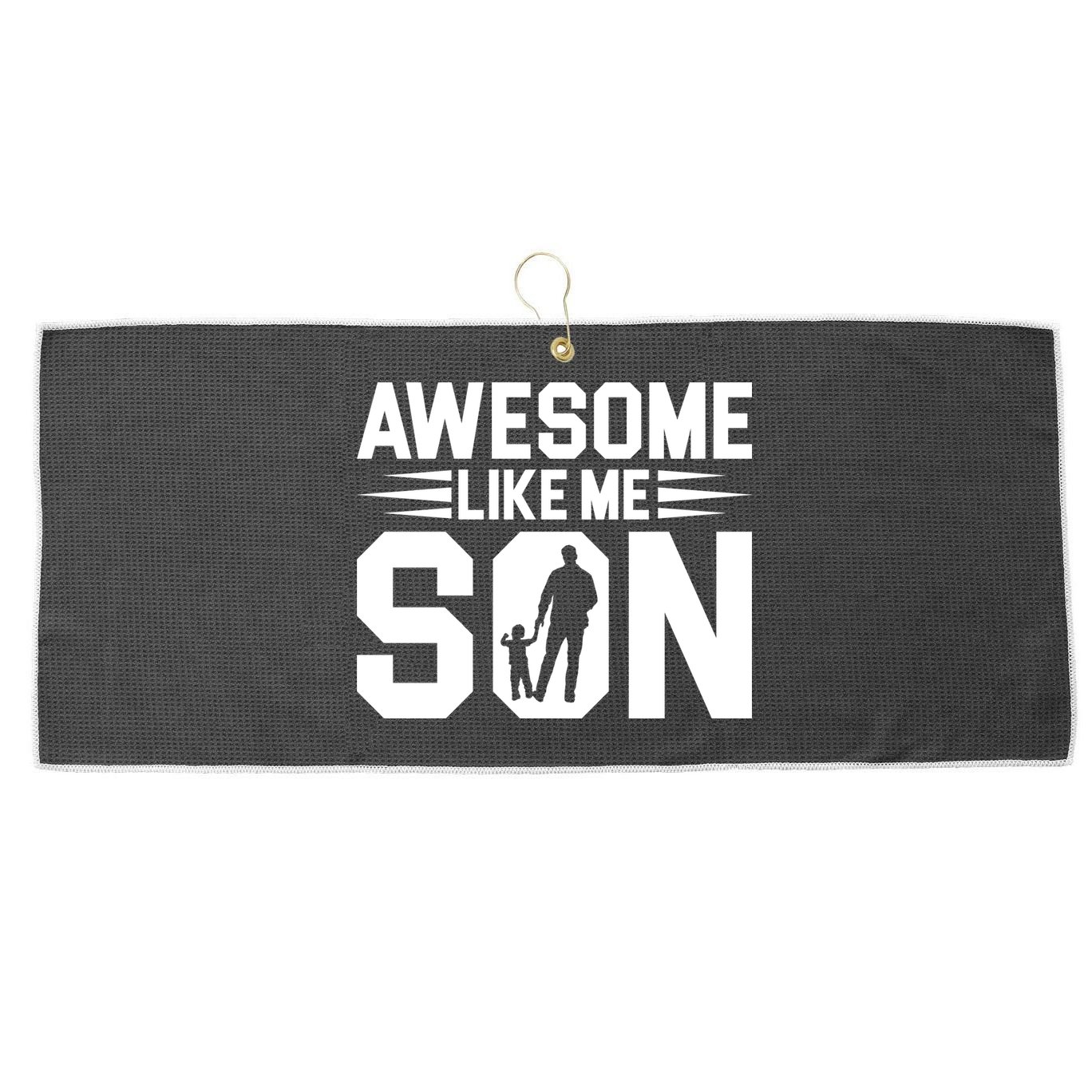 Awesome Like My Son T Large Microfiber Waffle Golf Towel