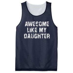 Awesome Like My Daughter As Awesome As My Daughter Mesh Reversible Basketball Jersey Tank