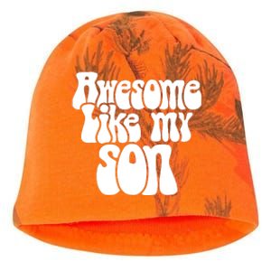 Awesome Like My Son Fathers Day T Kati - Camo Knit Beanie