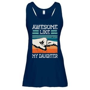 Awesome Like My Daughter Funny FatherS Day Dad Joke Ladies Essential Flowy Tank