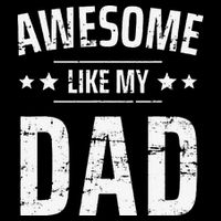 Awesome Like My Dad Sayings Funny Ideas For Fathers Day Stripe Pom Pom Beanie