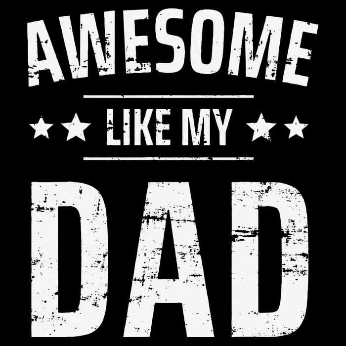 Awesome Like My Dad Sayings Funny Ideas For Fathers Day Stripe Pom Pom Beanie