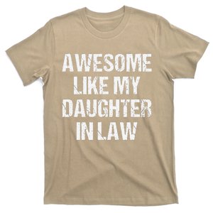 Awesome Like My Daughterinlaw MotherS Day FatherS Day T-Shirt