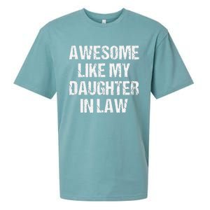 Awesome Like My Daughterinlaw MotherS Day FatherS Day Sueded Cloud Jersey T-Shirt