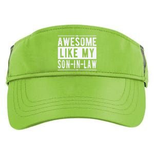 Awesome Like My Son In Law Family Lovers Fathers Day Adult Drive Performance Visor