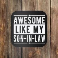 Awesome Like My Son In Law Family Lovers Fathers Day Coaster