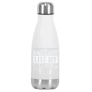 Awesome Like My Son In Law Family Lovers Fathers Day Stainless Steel Insulated Water Bottle