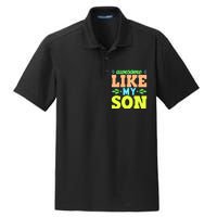 Awesome Like My Son T Dry Zone Grid Polo