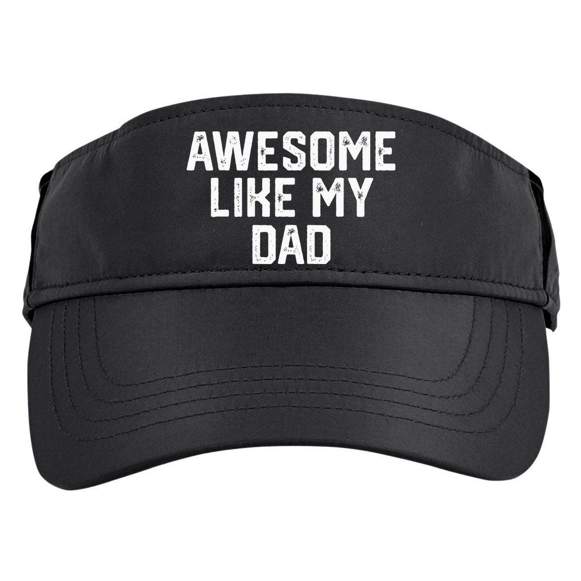 Awesome Like My Dad Father Adult Drive Performance Visor