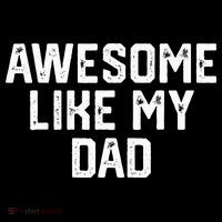 Awesome Like My Dad Father 16 in Basic Backpack