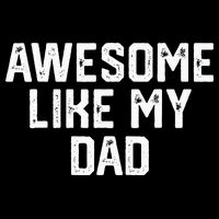 Awesome Like My Dad Father Short Acrylic Beanie