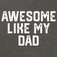 Awesome Like My Dad Father Cotton Canvas Backpack