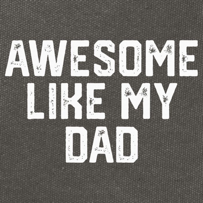 Awesome Like My Dad Father Cotton Canvas Backpack