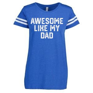 Awesome Like My Dad Father Enza Ladies Jersey Football T-Shirt