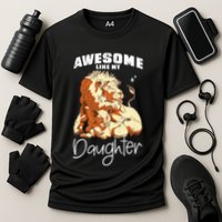 Awesome Like My Daughter. Lion Dad Lion Daughter. Cooling Performance Crew T-Shirt