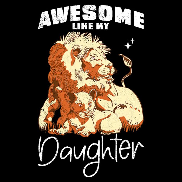 Awesome Like My Daughter. Lion Dad Lion Daughter. Cooling Performance Crew T-Shirt