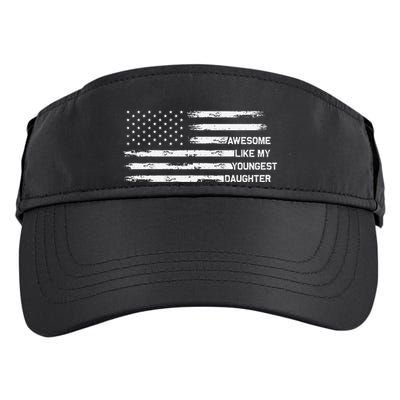 Awesome Like My Youngest Daughter Fathers Day Dad Joke Adult Drive Performance Visor