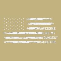 Awesome Like My Youngest Daughter Fathers Day Dad Joke Cooling Performance Crew T-Shirt