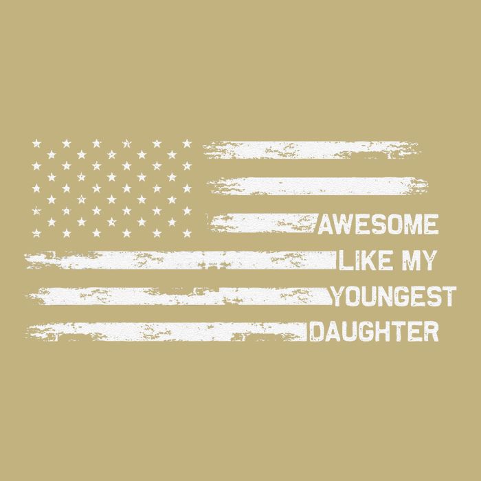 Awesome Like My Youngest Daughter Fathers Day Dad Joke Cooling Performance Crew T-Shirt