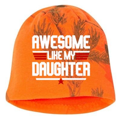 Awesome Like My Daughter Funny Gift Kati - Camo Knit Beanie