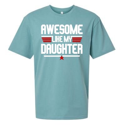 Awesome Like My Daughter Funny Gift Sueded Cloud Jersey T-Shirt