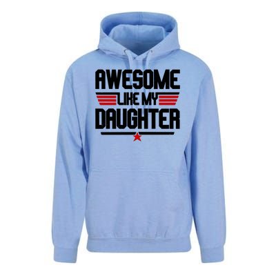 Awesome Like My Daughter Funny Gift Unisex Surf Hoodie