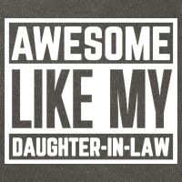 Awesome Like My Daughter In Law Cotton Canvas Backpack