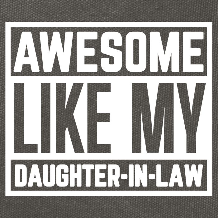 Awesome Like My Daughter In Law Cotton Canvas Backpack