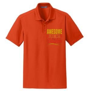 Awesome Like My Step Daughter Stepdad & Stepmom FatherS Day Dry Zone Grid Polo