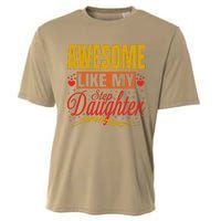 Awesome Like My Step Daughter Stepdad & Stepmom FatherS Day Cooling Performance Crew T-Shirt