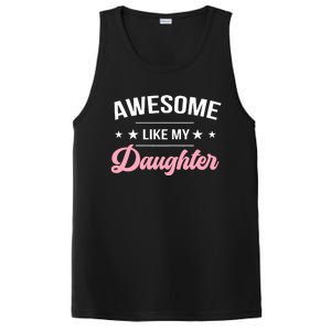 Awesome Like My Daughters Funny Fathers Day PosiCharge Competitor Tank