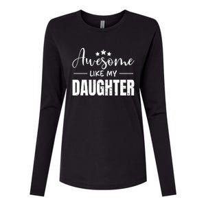 Awesome Like My Daughter Old Black Womens Cotton Relaxed Long Sleeve T-Shirt