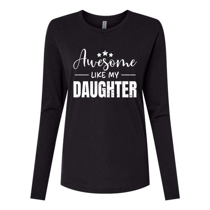 Awesome Like My Daughter Old Black Womens Cotton Relaxed Long Sleeve T-Shirt