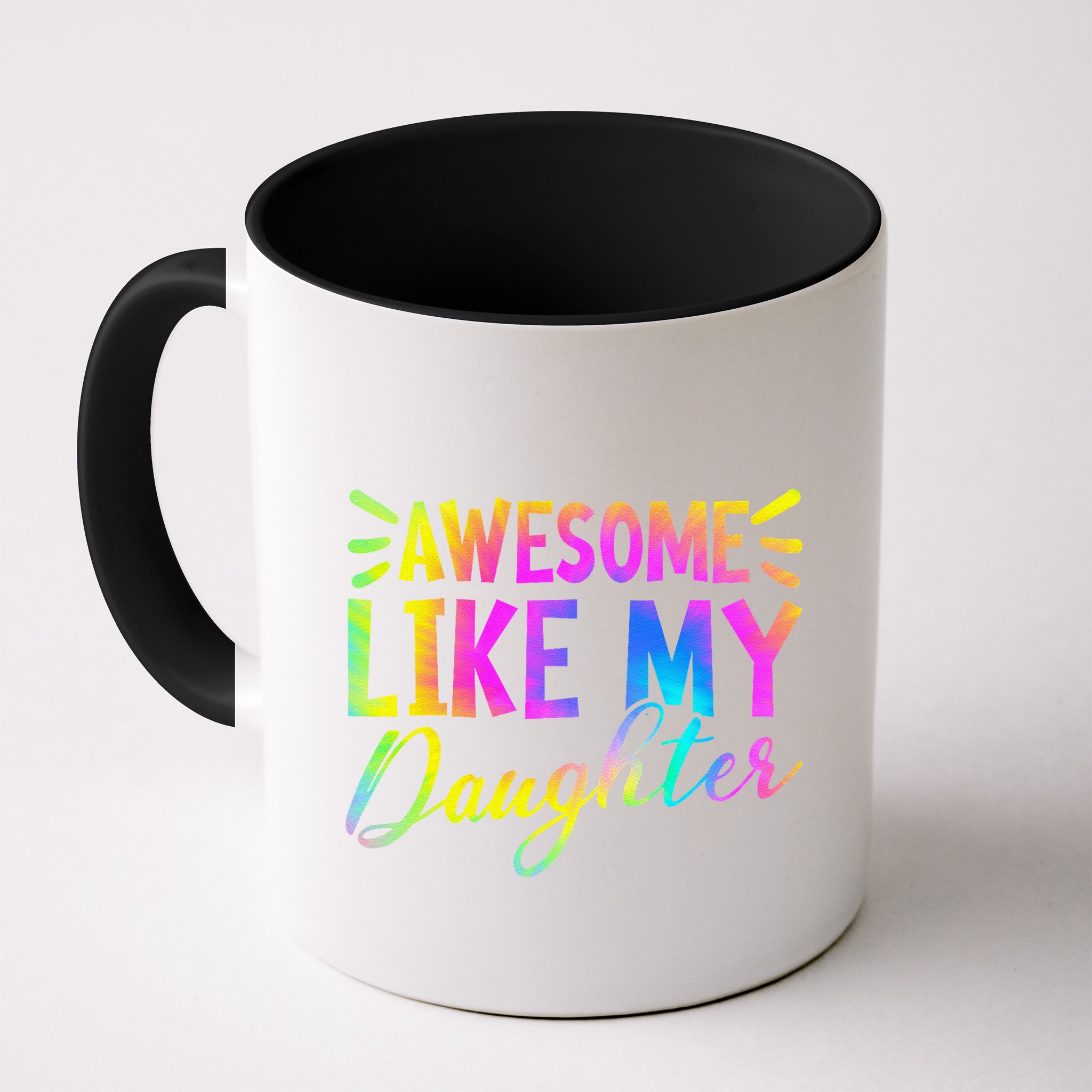 Awesome Like My Daughter Funny Fathers Day Dad Tie Dye Mug