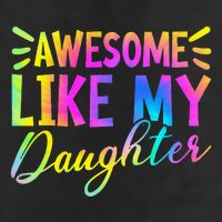 Awesome Like My Daughter Funny Fathers Day Dad Tie Dye 11oz C Handle Ceramic Mug
