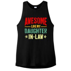 Awesome Like My Daughterinlaw Funny Mom Dad Joke Funny Gift Ladies PosiCharge Tri-Blend Wicking Tank