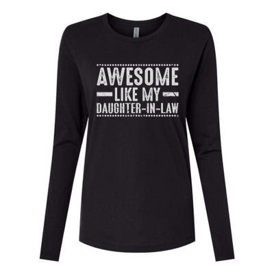 Awesome Like My Daughter In Law Cool Womens Cotton Relaxed Long Sleeve T-Shirt