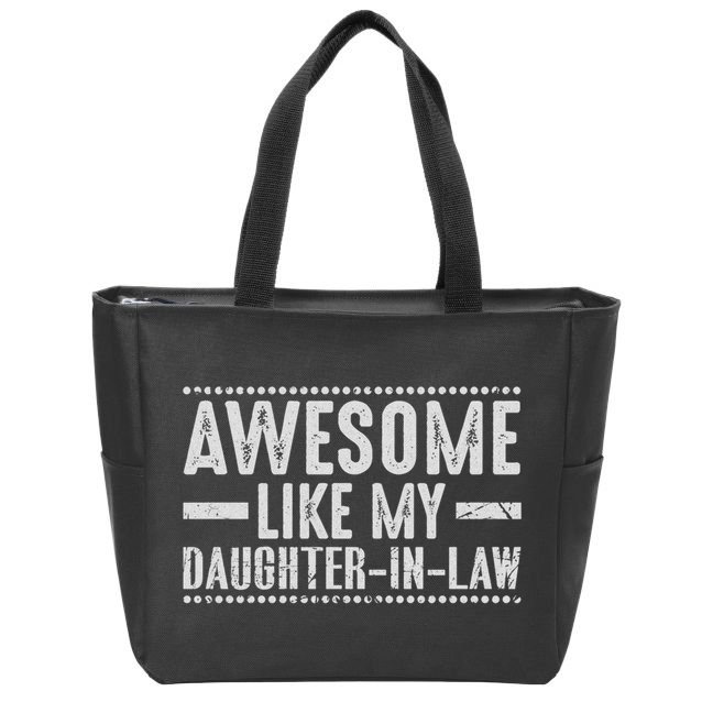 Awesome Like My Daughter In Law Cool Zip Tote Bag