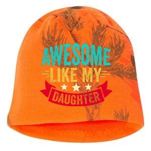 Awesome Like My Daughter Fathers Day T Kati - Camo Knit Beanie