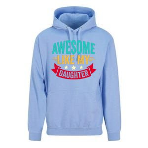 Awesome Like My Daughter Fathers Day T Unisex Surf Hoodie