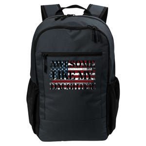 Awesome Like My Daughter Military Dad FatherS Day Daily Commute Backpack