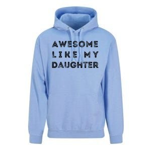 Awesome Like My Daughter Funny Unisex Surf Hoodie