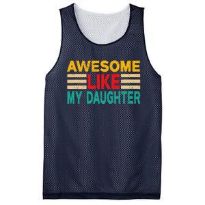 Awesome Like My Daughter Funny Dad Awesome Like My Daughter Mesh Reversible Basketball Jersey Tank